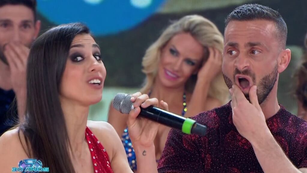 Cinthia Fernández le hizo un reclamó a Martín Baclini en ShowMatch: "Se fue a bailar con Fede Bal"