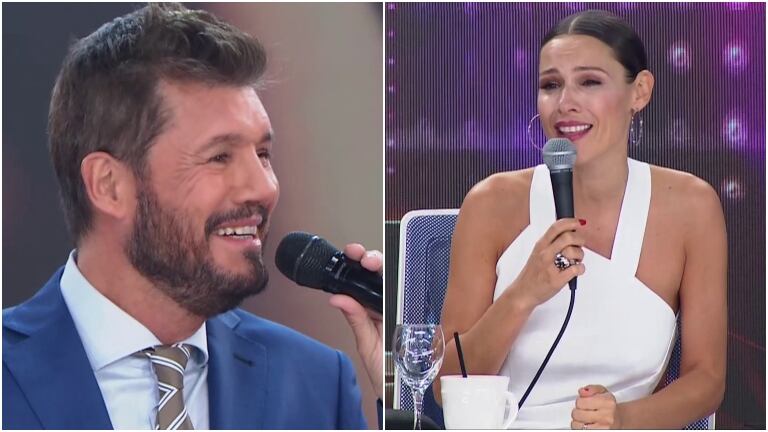 Tinelli y Pampita, divertidos en ShowMatch después de que ella lo invitó a su casamiento: "No podíamos dejarlo afuera"