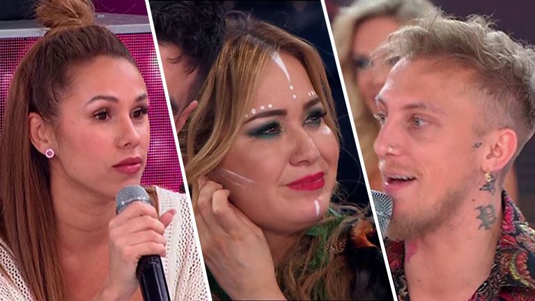 La cara de Karina la Princesita cuando Barby Silenzi dijo que podría ser la madrina de su bebé