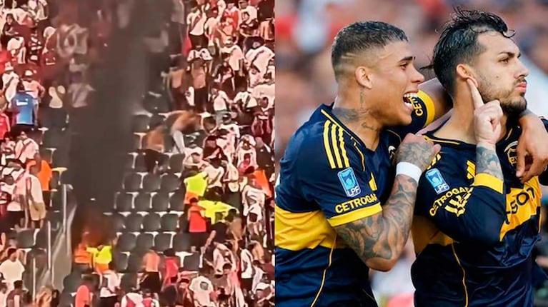Incendio en el Monumental en la previa a la derrota de River frente a Boca