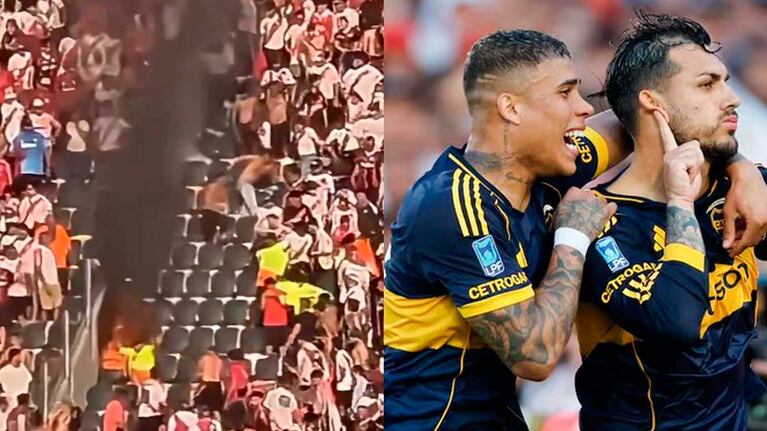 Incendio en el Monumental en la previa a la derrota de River frente a Boca