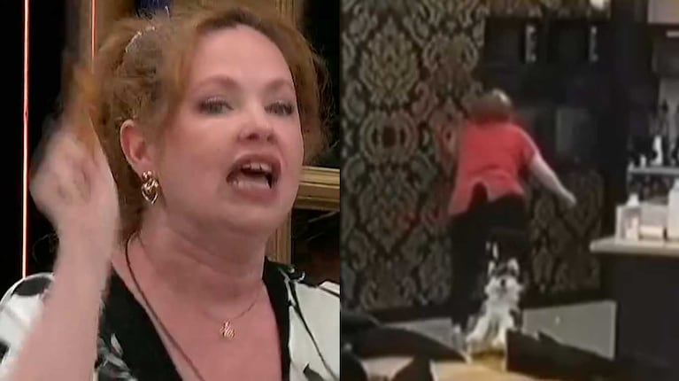 Gran Hermano: Andrea del Boca se cayó en la casa y debió ser atendida por médicos