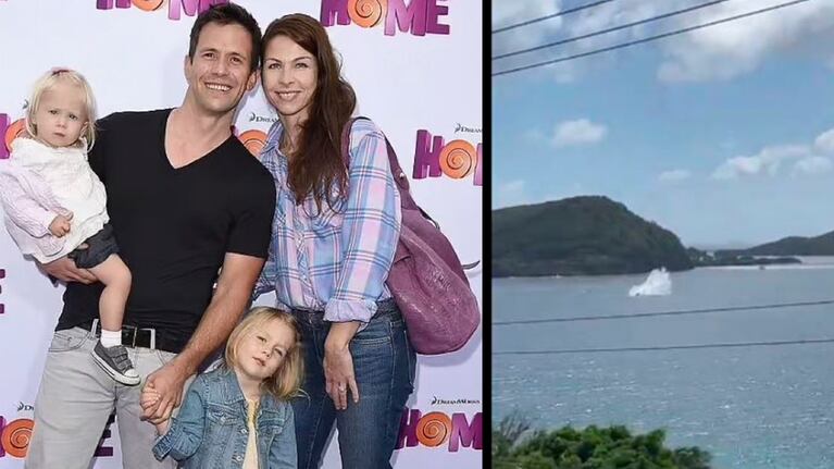 Mueren el actor Christian Oliver y sus dos hijas: el video del trágico accidente aéreo