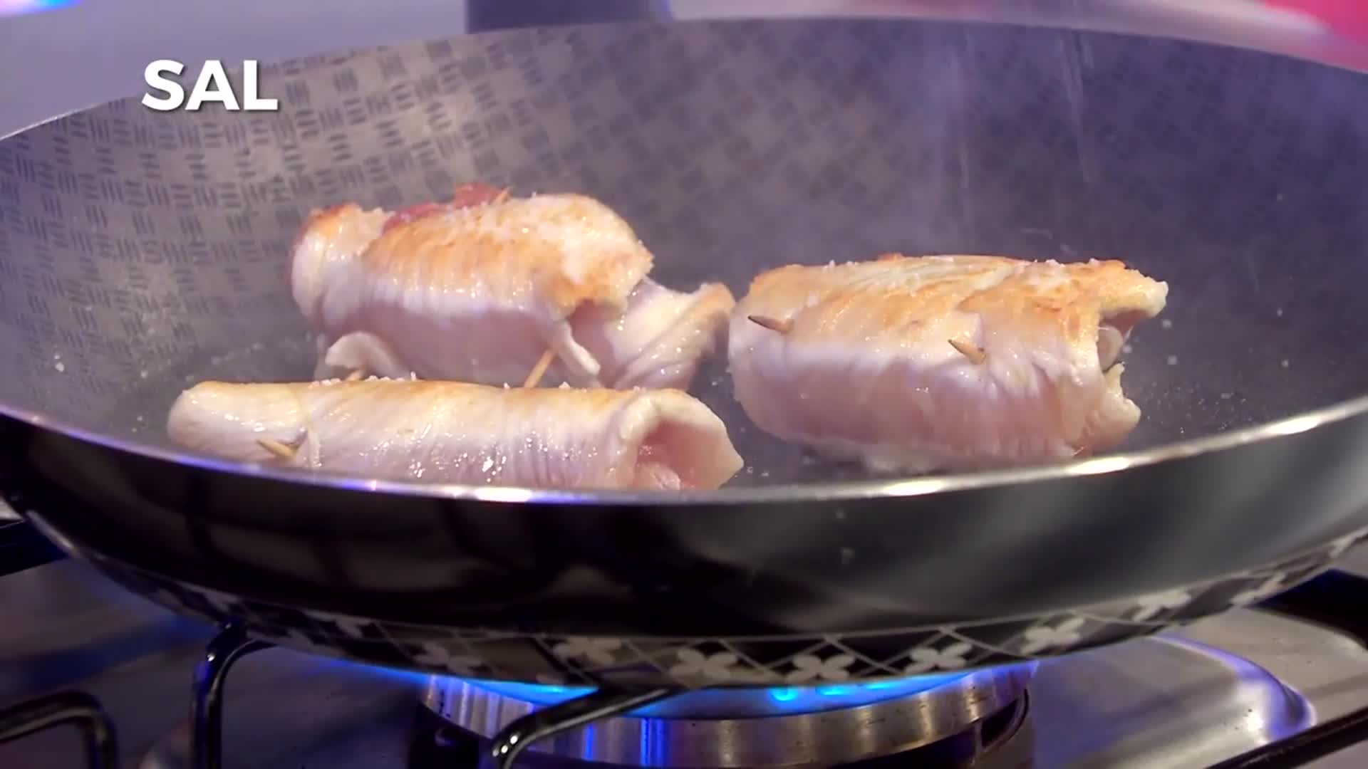 Bocaditos de Saltimbocca de pollo