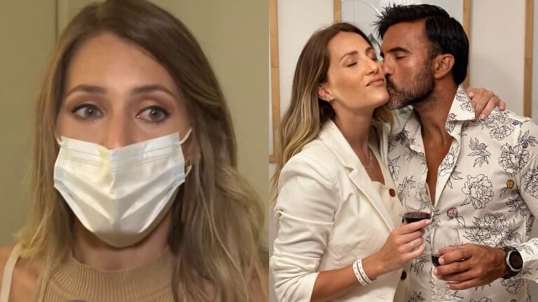 La reacción de Mica Viciconte cuando le preguntaron si están buscando un bebé con Cubero: "¡Siempre!"