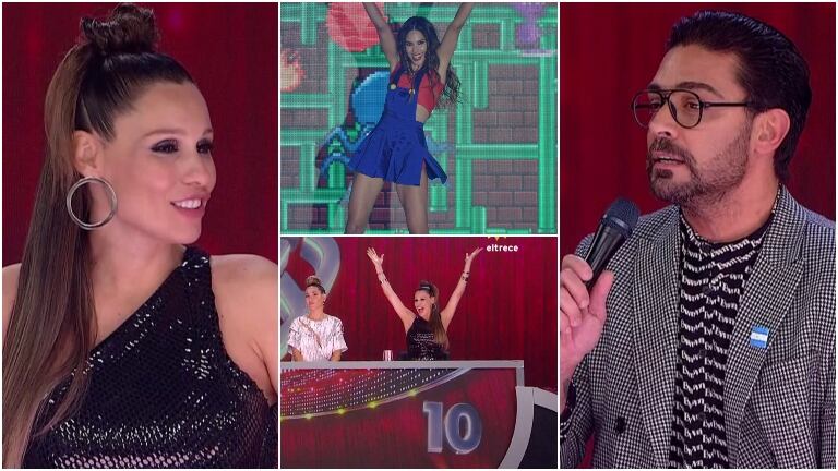 La reacción de Piquín al ver el puntaje perfecto que le puso Pampita a Barby Franco: "¿Te parece que era para un 10?"