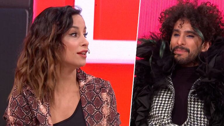 ¡Lo mandó al frente! Lourdes Sánchez reveló el irónico comentario que le hizo Gabo Usandivaras detrás de cámara, tras el cruce con Pampita
