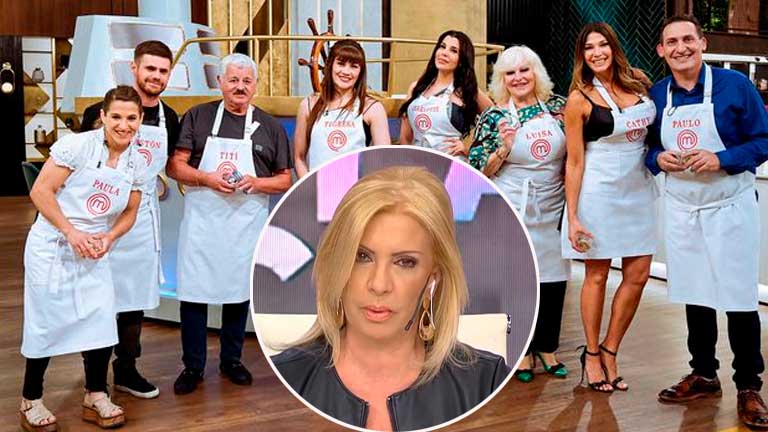 Susana Roccasalvo se mostró muy disconforme con los participantes de MasterChef Celebrity 3