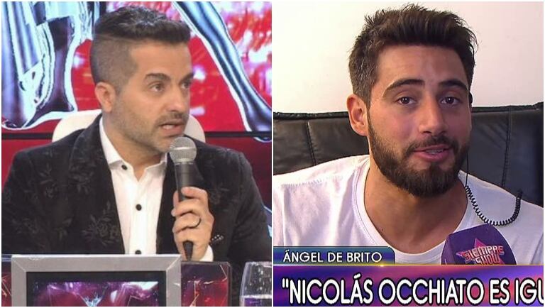 La respuesta de Nico Occhiato luego de que De Brito lo definiera como "igual de bobo que como se ve en TV"