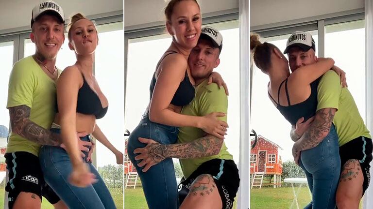 ¡Prendidos fuego! El baile mega hot de Barby Silenzi con El Polaco en plena cuarentena