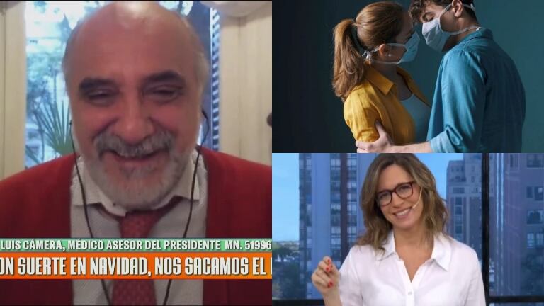 ¿Sexo con barbijo? La reacción de un médico en Nosotros a la mañana