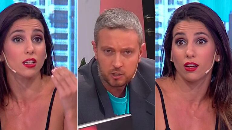 Fuerte cruce entre Cinthia Fernández y el periodista deportivo Pablo Carrozza