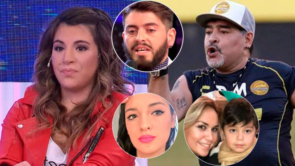 Gianinna Maradona habló en Intrusos sobre los demás hijos de Diego Maradona