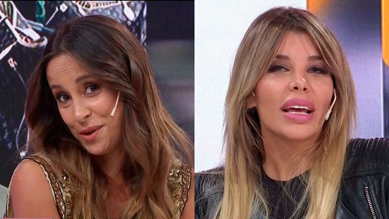 Picante cruce de Lourdes Sánchez y Charlotte Caniggia en LAM