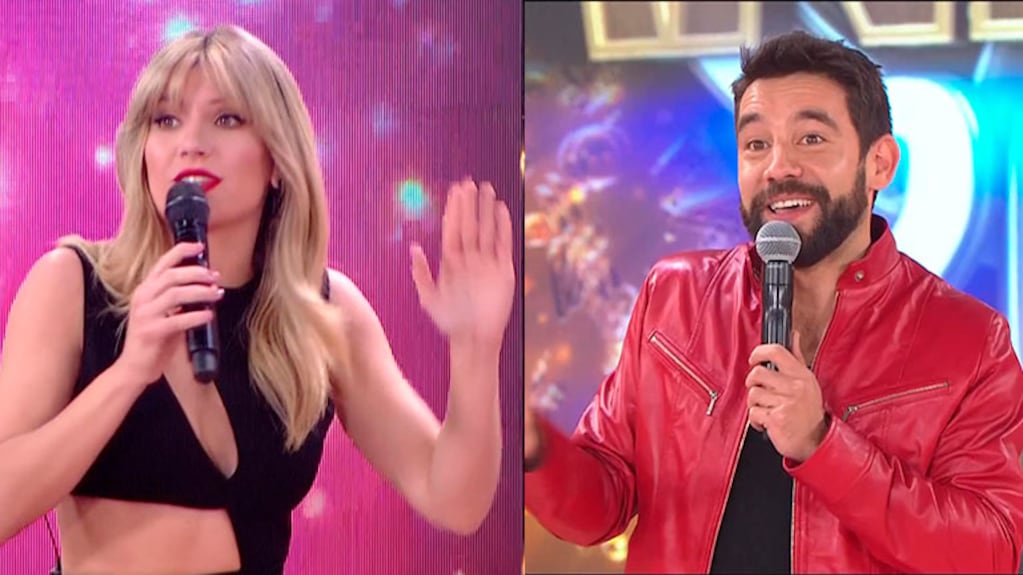El divertido cruce 'seductor' entre Laurita Fernández y Agustín Sierra en Cantando 2020