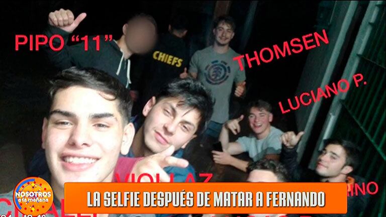 La indignante selfie que se sacaron los rugbiers minutos después de matar a Fernando Báez Sosa en Villa Gesell