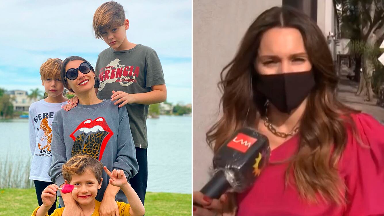 Pampita y la vida de sus hijos en cuarentena: "No estábamos preparados, tuvimos que aprender a manejar la tecnología"
