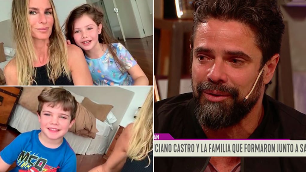 Luciano Castro, emocionado en TV al ver un video de sus hijos