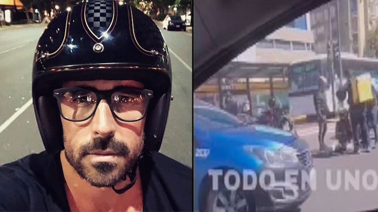 Nacho Viale sufrió un accidente mientras manejaba su moto