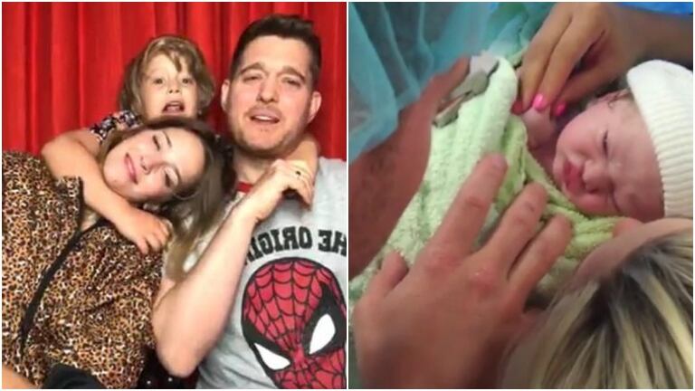 El video inédito de Michael Bublé cantándole a Noah a segundos de nacer: "Hace 7 años llegabas; te amamos"