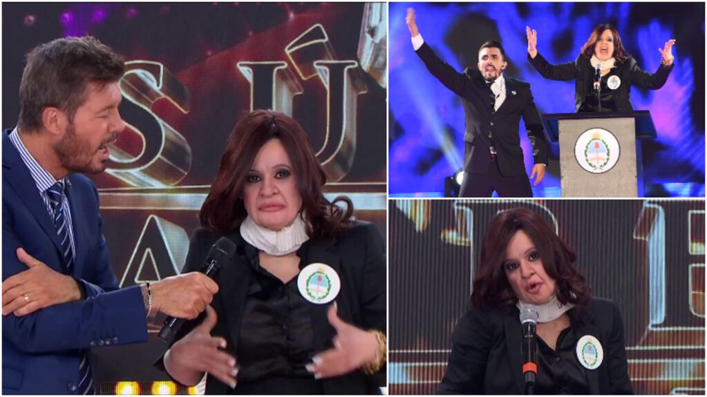 Leticia Brédice imitó a Cristina Fernández en ShowMatch