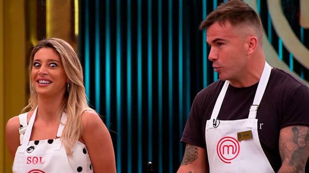 La reacción de Sol Pérez se mostró sorprendida por la visita de su novio a MasterChef