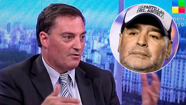 Mario Baudry reveló que a Diego Maradona le cambiaron el nombre en la historia clínica del sanatorio Olivos