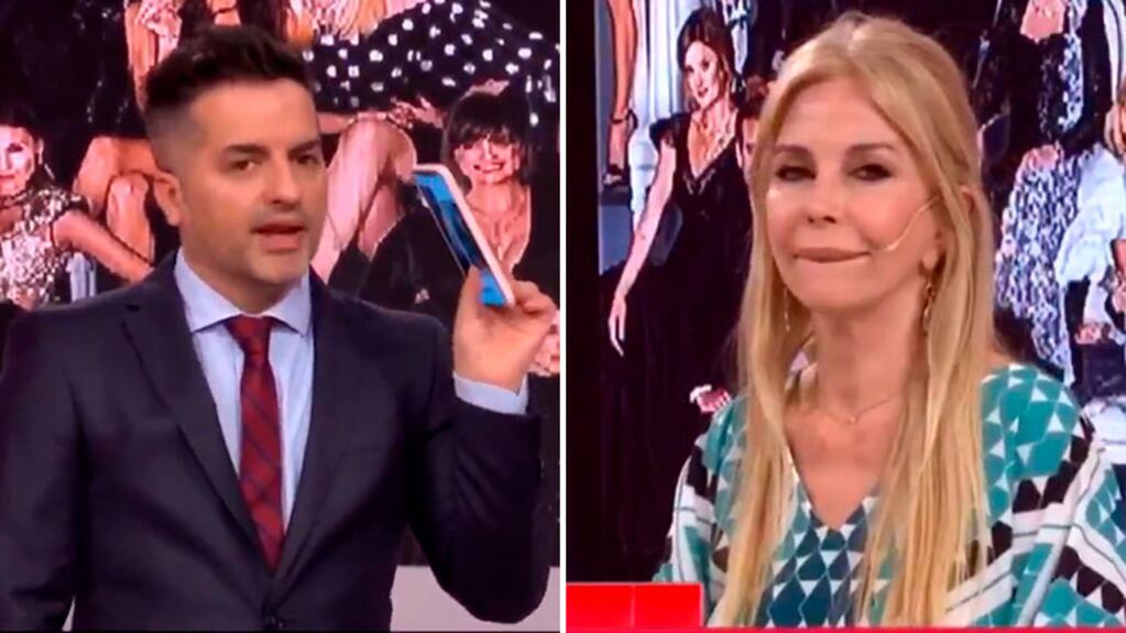 Angel de Brito se hartó y le sacó el celular a Graciela Alfano en vivo