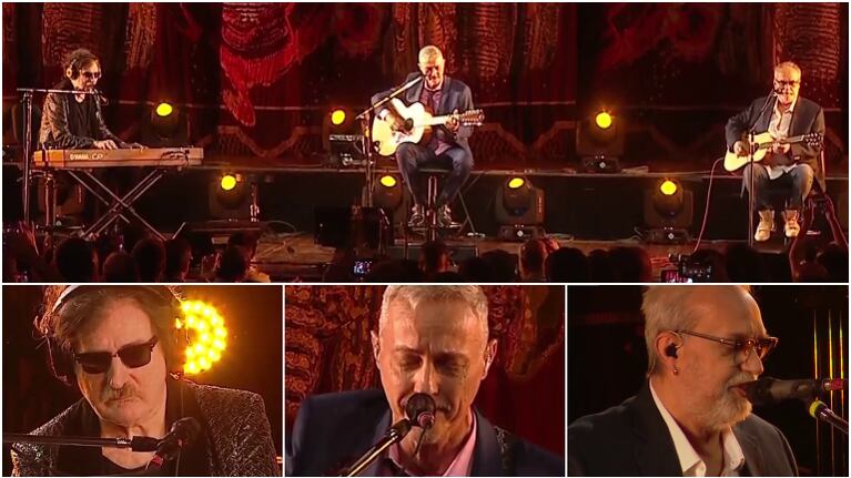 El histórico reencuentro de Serú Girán en el Teatro Colón