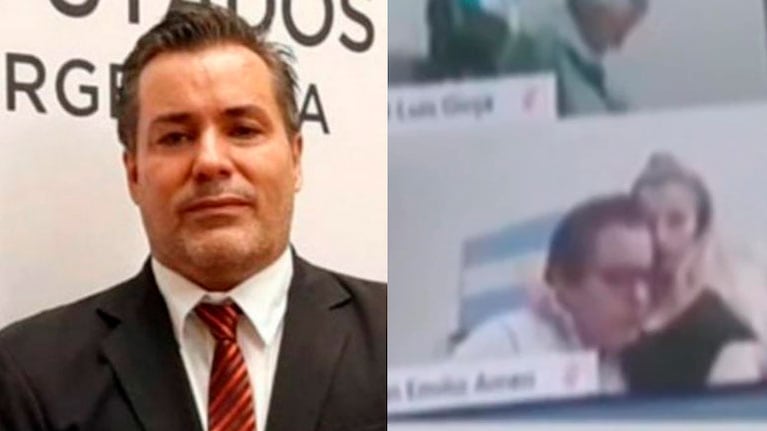 Escándalo en plena sesión por un diputado que manoseó en vivo a su novia: "Le di un beso en las tetas, eso es todo"