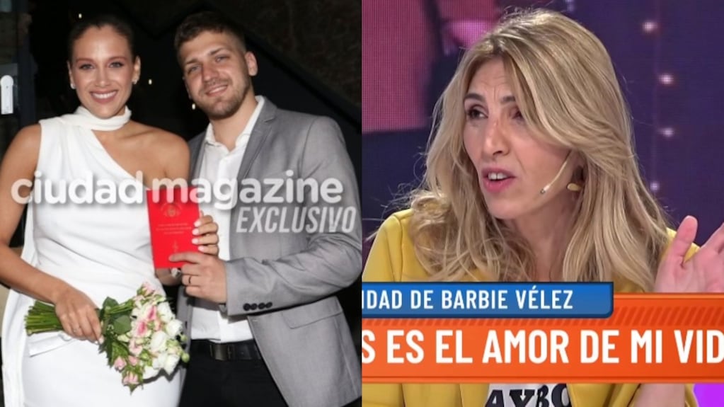 Picante comentario de Karina Iavícoli tras ver a Barbie Vélez y Lucas Rodríguez en su casamiento: "Hablemos en diez años"