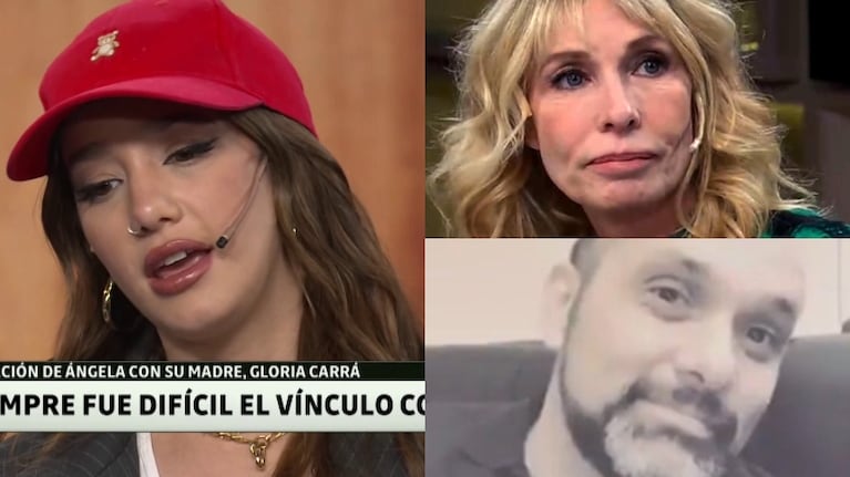 Ángela Torres habló de la difícil relación que tiene con Gloria Carrá y su padre: "Mi familia siempre fue un quilombo"