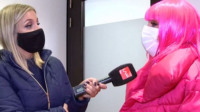 La pregunta de Charlotte Caniggia que descolocó a Maite Peñoñori en plena nota