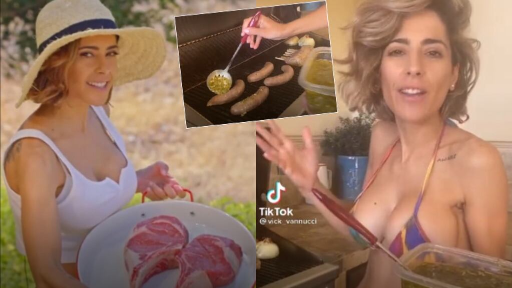 Reapareció Victoria Vannucci tras convertirse en vegana e instalarse en Estados Unidos: cocina chorizos y carne roja y quiere ser influencer
