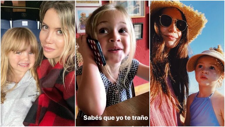 La dulce charla telefónica entre Malaika e Isabella, las hijas de Zaira y Wanda Nara