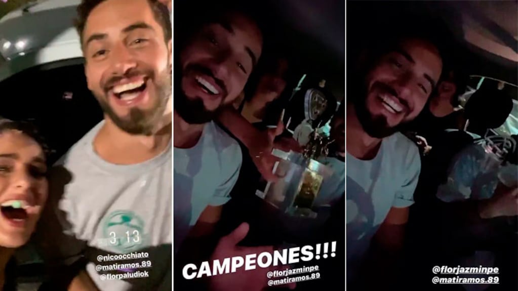 El video con los festejos de Nicolás Occhiato y Florencia Jazmín Peña tras ganar el Súper Bailando 2019
