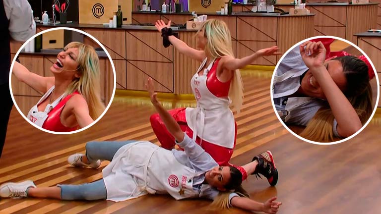 La fallida coreografía de Vicky Xipolitakis y Belu Lucius en MasterChef Celebritry