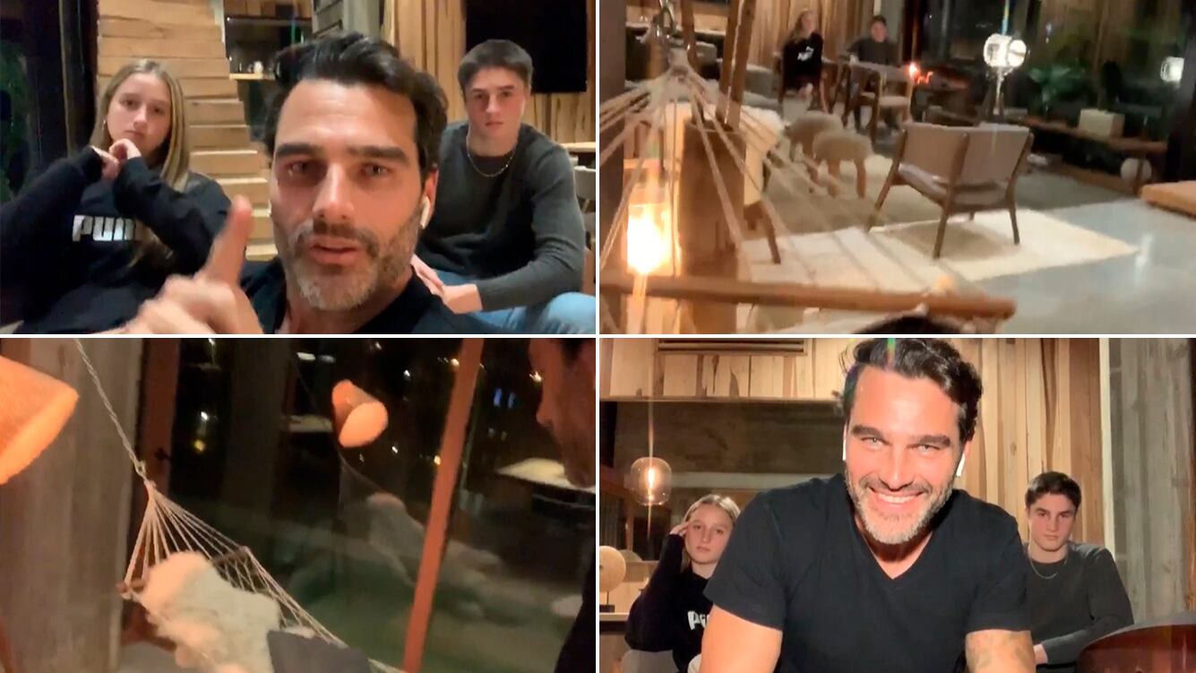 Hernán Drago mostró su increíble casa rústica: “Soy un amante de la montaña y tengo un hogar a leña en el living”