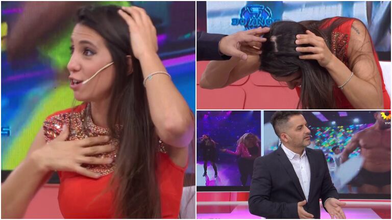 Cinthia Fernández mostró en LAM un quiste sebaceo que tiene que operarse