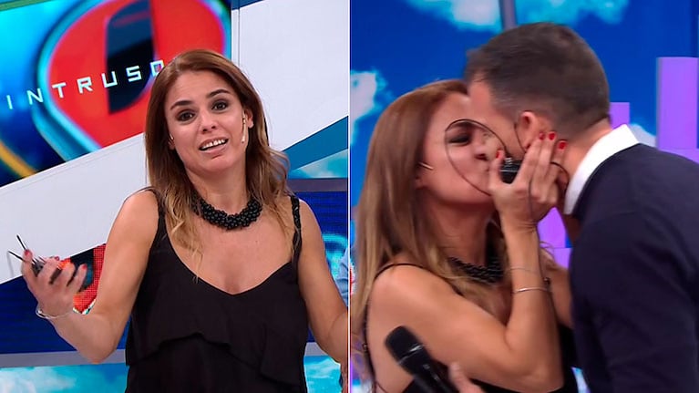 La emotiva despedida de Marina Calabró de Intrusos: su novio la acompañó y ella le dedicó palabras de amor