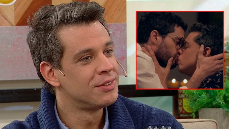 Ludovico Di Santo y su apasionado beso con Michel Noher en 100 días para enamorarse