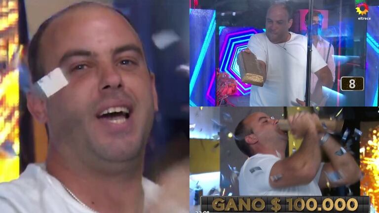 Un participante de Bienvenidos se llevó 100 mil pesos tras sacar el lingote de oro
