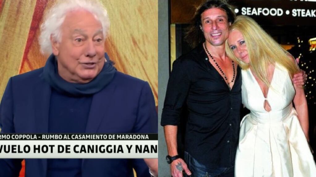 Guillermo Coppola contó una anécdota retro súper hot sobre Mariana Nannis y Claudio Paul Caniggia ¡teniendo relaciones en un avión!