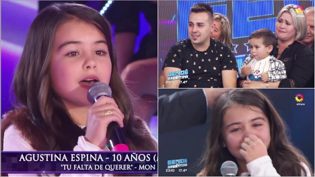 La participante de 10 años que emocionó a todos en Genios de la Argentina