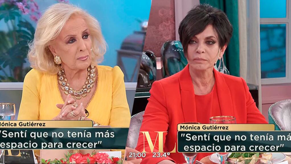 La teoría de Mirtha Legrand sobre la salida de Mónica Gutiérrez de América: “Creo que te peleaste con una autoridad”