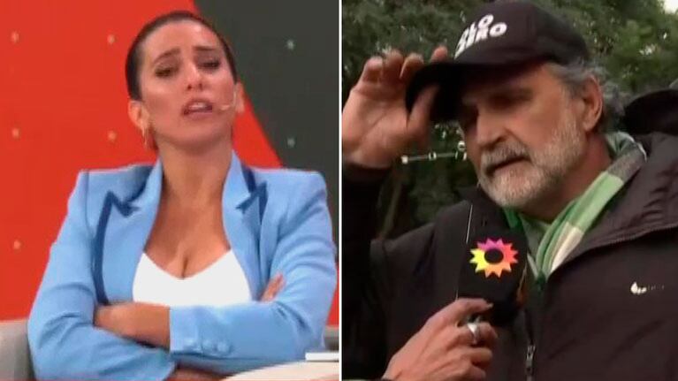 Cinthia Fernández mantuvo un tenso cruce con un líder piquetero: "Esta colita está bien limpia"