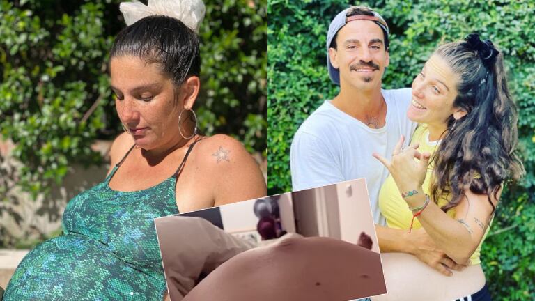  Juana Repetto mostró cómo se mueve su hijo en la panza: "Es un alien"