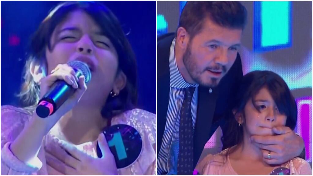 Melody, una nena de 10 años, la rompió con su voz en Genios de la Argentina