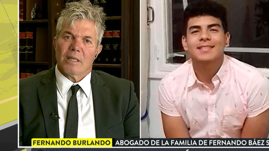 Burlando y una fuerte frase sobre el asesinato de Fernando Báez Sosa: "Disparándole con un arma, le daban más posibilidades de vida”