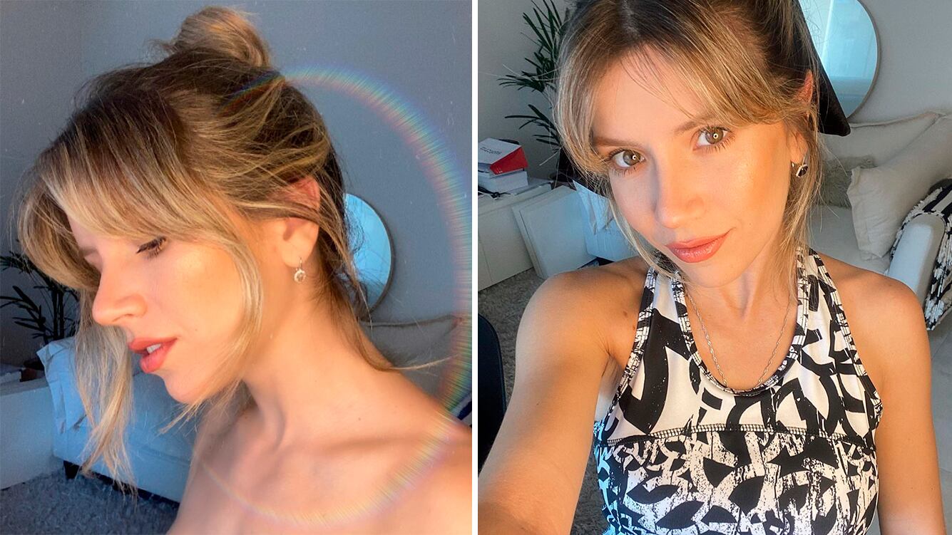 ¡Lo hizo en cuarentena! El atrevido cambio de look casero de Laurita Fernández 